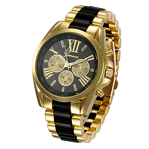 

Men's Dress Watch Quartz Black / White / Blue No New Design Casual Watch Cool Analog New Arrival Fashion - Black White Yellow