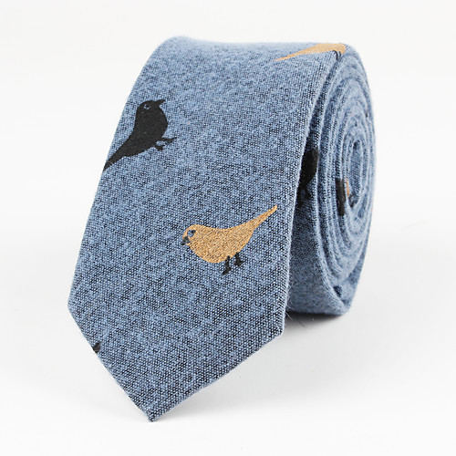 

Men's Party / Work / Basic Necktie - Print / Jacquard / Solid Colored