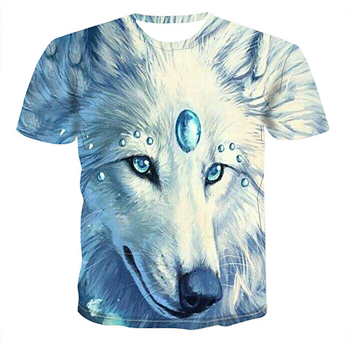 

Men's Daily T-shirt - 3D Print Blue