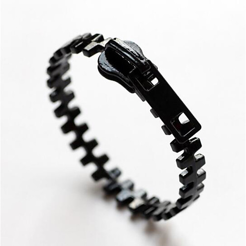 

Women's Wide Bangle 3D Precious Vintage Punk Alloy Bracelet Jewelry Black For Street