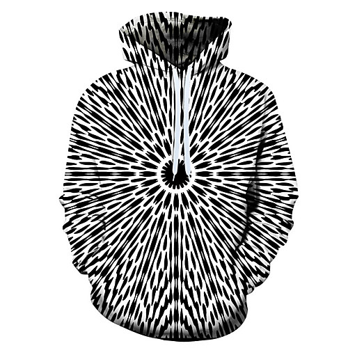 

Men's Sports & Outdoors / Casual Hoodie - Geometric / 3D / Tie Dye White US32 / UK32 / EU40