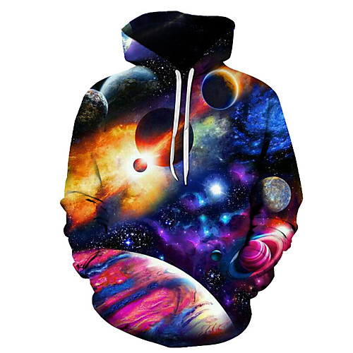 

Men's Work / Basic Hoodie - 3D Rainbow US32 / UK32 / EU40