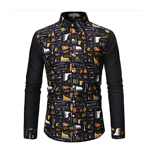 

Men's Daily Basic Shirt - Geometric Rainbow