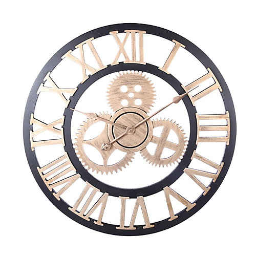 

Wall Clock,European Stainless steel Round Indoor