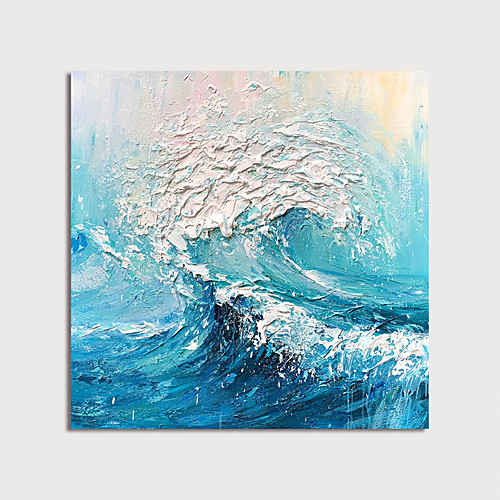 

Oil Painting Hand Painted - Abstract Modern Stretched Canvas