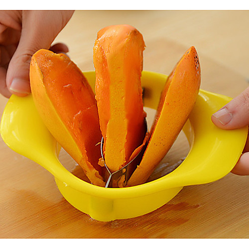 

Stainless Steel Mango Splitter Slicer Safety Fruit Corer Cutters Separation Kitchen Tool