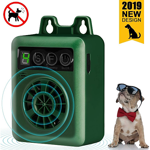 

Pet Dog Ultrasonic Bark Control Device Upgraded Rechargeable Digital Bark Control Outdoor Anti Barking Dog Bark Control Sonic Bark Deterrents Silencer Stop Barking