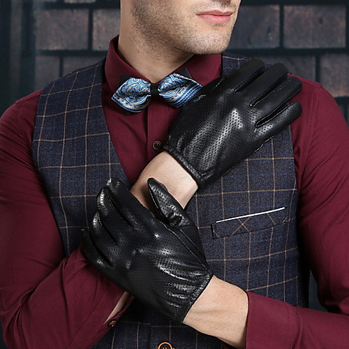 

Men's Basic Fingertips Gloves - Solid Colored