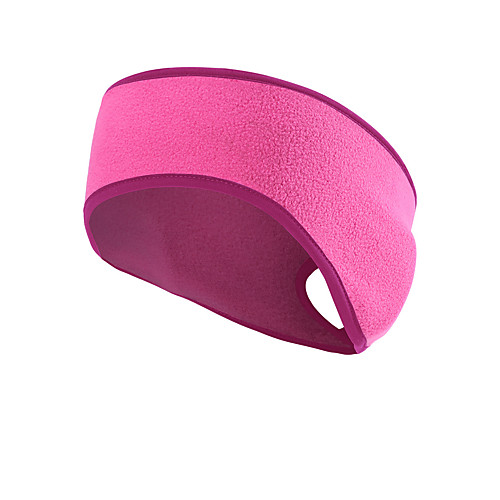 

Ponytail Headband Ear Warmer Sweatband Men's Women's Headwear Solid Colored Thermal / Warm Windproof Breathable for Running Fitness Jogging Autumn / Fall Spring Winter Yellow Red Fuchsia