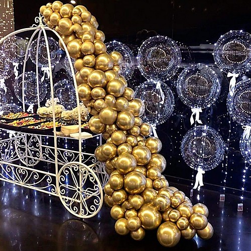 

металлик хром гелий блестящий латекс сгущает воздушный шар идеальное украшение для свадьбы день рождения ребенок душ выпускной рождественский карнавал праздничные атрибуты золото