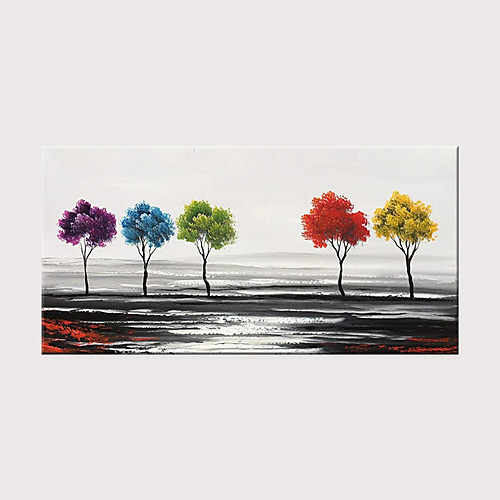 

Hang-роспись маслом Ручная роспись - Абстракция Пейзаж Modern Без внутренней части рамки