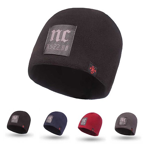 

headwear running cap men's women's thermal / warm windproof breathable for running fitness jogging solid colored cotton autumn / fall spring winter