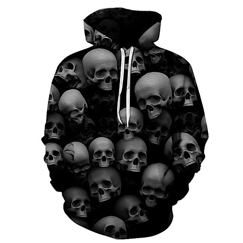 

Men's Basic Hoodie - 3D Black US32 / UK32 / EU40