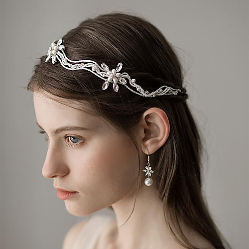 

Alloy Hair Accessory with Rhinestone / Glitter 1 Piece Wedding Headpiece