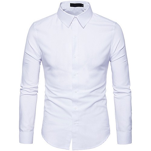 

Men's Daily Shirt - Solid Colored White