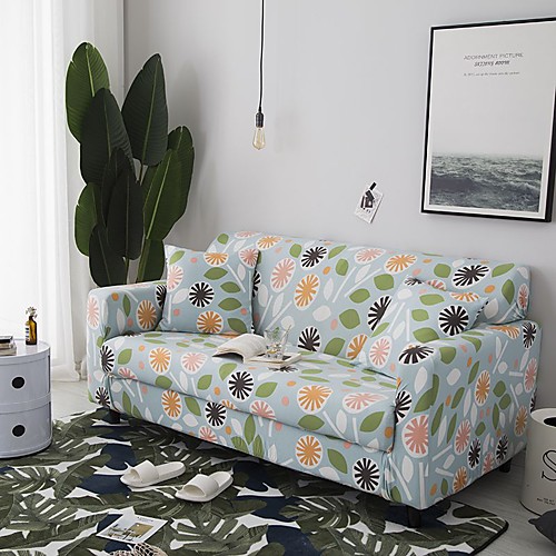 

Big Printed Sofa Cover Stretch Couch Cover Sofa Slipcovers for 3 Cushion Couch with One Free Pillow Case