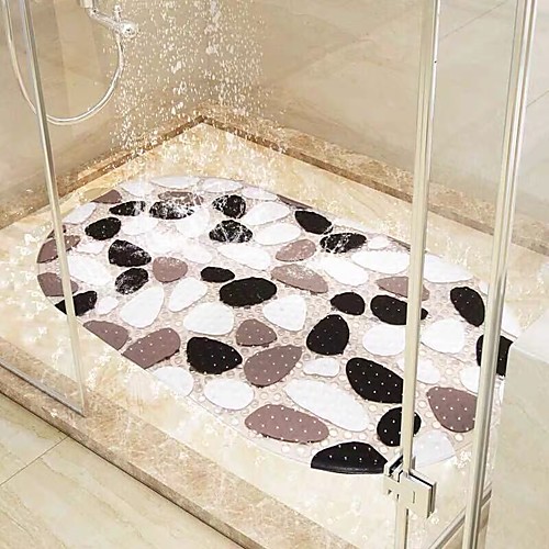 

1pc Modern Bath Mats Full Body Silicone Plaid Cool