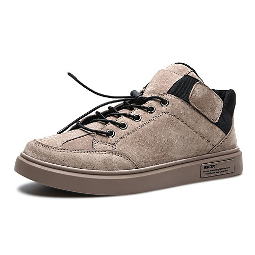 

Men's Comfort Shoes PU Winter Sneakers Black / Gray / Khaki