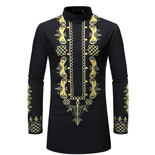 

Men's Daily Shirt - Geometric Black