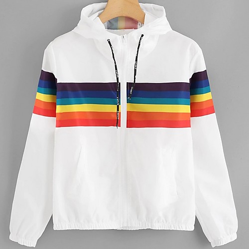 

Women's Casual Hoodie - Print White S