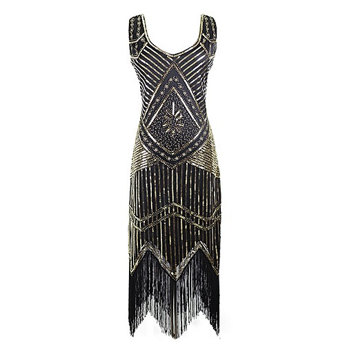 

Women's Elegant Sheath Dress - Solid Colored Black Gold Silver S M L XL