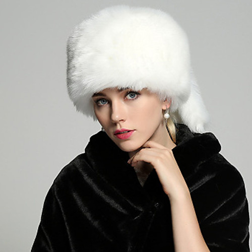 

Unisex Basic Cute Fauxfur Floppy Hat-Floral Print Fall Winter Black Wine Light Blue