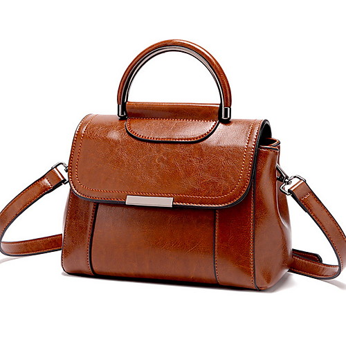 

Women's PU Crossbody Bag Solid Color Black / Brown