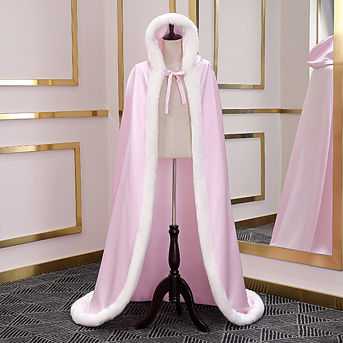 

Sleeveless Faux Fur Wedding / Party / Evening Women's Wrap With Lace-up Capes