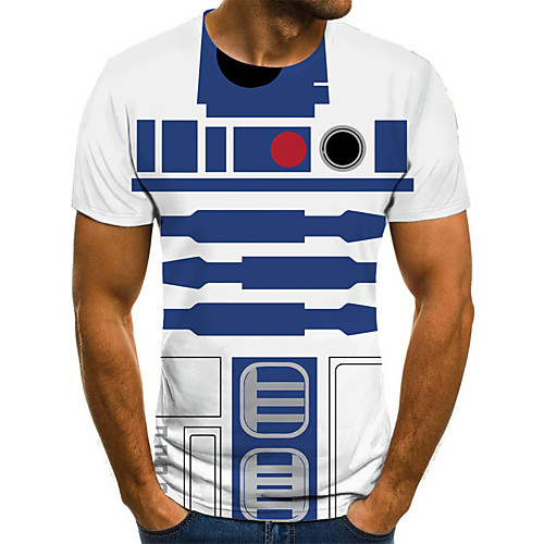 

Men's Daily T-shirt - 3D / Rainbow Blue