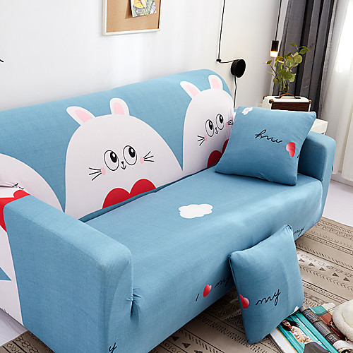 

Big Printed Sofa Cover Stretch Couch Cover Sofa Slipcovers for 3 Cushion Couch with One Free Pillow Case