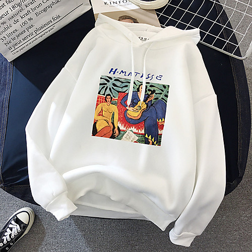 

Men's Casual Hoodie - Print Black US32 / UK32 / EU40