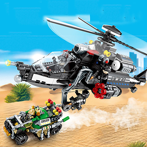 

Конструкторы 502 pcs Армия совместимый Legoing моделирование Самолёт Все Игрушки Подарок / Детские