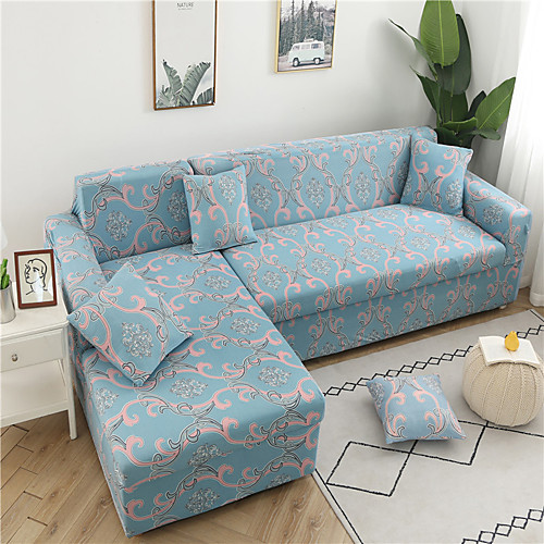 

Big Printed Sofa Cover Stretch Couch Cover Sofa Slipcovers for 3 Cushion Couch with One Free Pillow Case