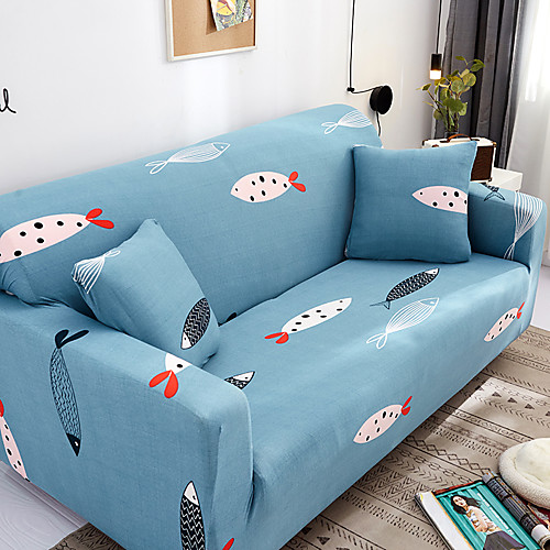 

Big Printed Sofa Cover Stretch Couch Cover Sofa Slipcovers for 3 Cushion Couch with One Free Pillow Case
