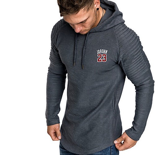 

Men's Casual Hoodie - Solid Colored Black US32 / UK32 / EU40