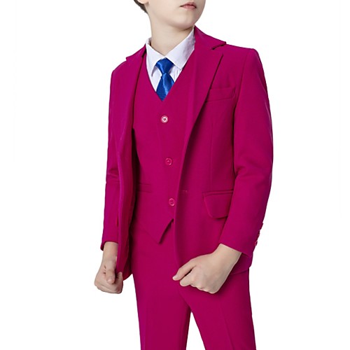 

Пурпурный Полиэстер Детский праздничный костюм - 1 шт. Включает в себя Пальто / Жилетка / Рубашка