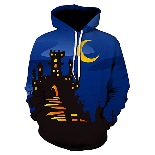 

Men's / Women's Work / Casual Hoodie - 3D Blue S