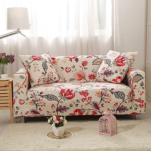 

Big Printed Sofa Cover Stretch Couch Cover Sofa Slipcovers for 3 Cushion Couch with One Free Pillow Case