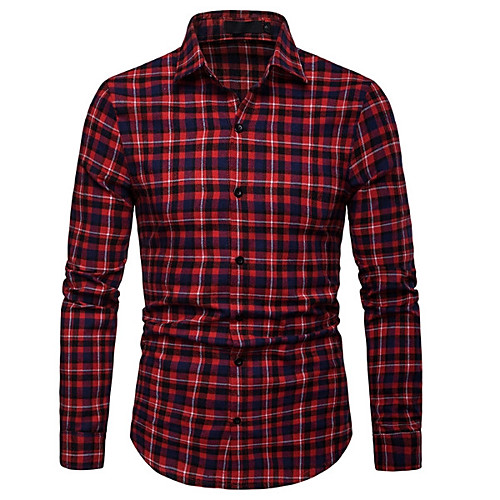 

Men's Daily Shirt - Plaid Black