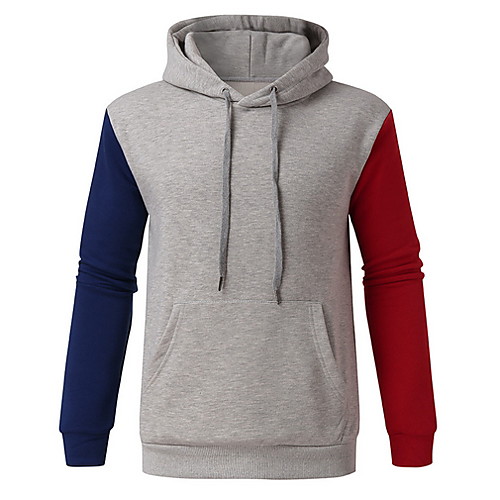 

Men's Basic Hoodie - Color Block Blue US32 / UK32 / EU40