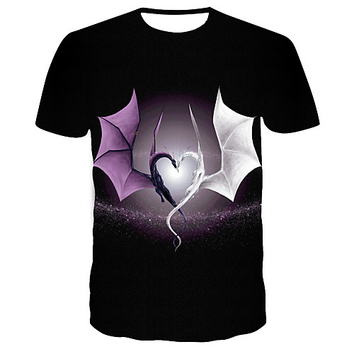 

Men's Daily T-shirt - 3D Print Black