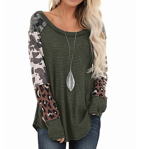 

Women's Daily T-shirt - Leopard Black