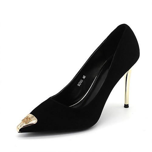 

Women's Heels Stiletto Heel Pointed Toe PU Fall Black / Green / Khaki