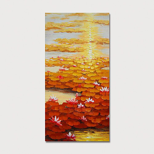 

Oil Painting Hand Painted - Floral / Botanical Modern Stretched Canvas