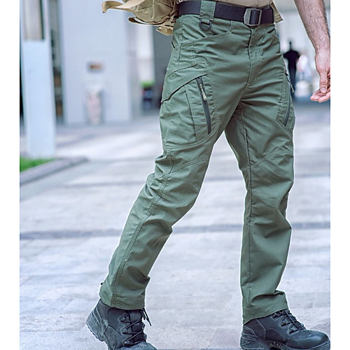 

Муж. Классический Штаны Брюки - Однотонный Черный Военно-зеленный Серый US34 / UK34 / EU42 US36 / UK36 / EU44 US38 / UK38 / EU46