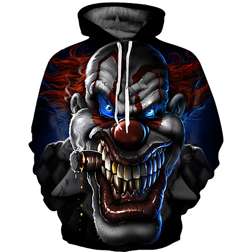 

Men's Basic Hoodie - 3D Black US32 / UK32 / EU40