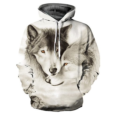 

Men's Casual Hoodie - Geometric Beige US32 / UK32 / EU40