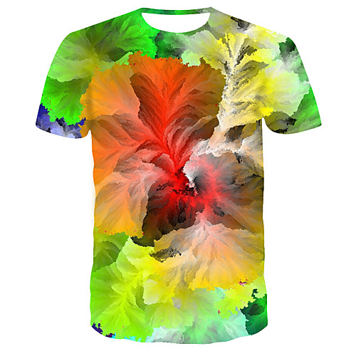 

Men's Daily T-shirt - 3D Print Rainbow