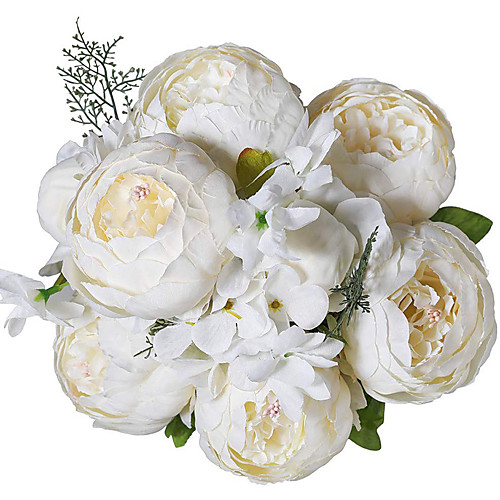 

13-head European cored peony family wedding decoration