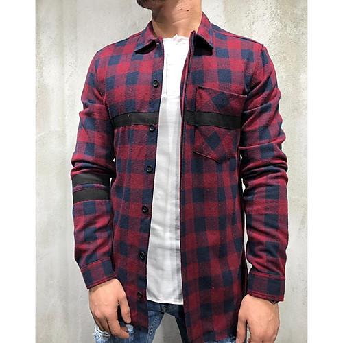 

Men's Daily Shirt - Plaid Black